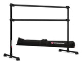 VITA Barre Portable Freestanding Double Ballet Barre, Prodigy, with Carry Bag | Adjustable Height, USA Made, Home or Gym Exercise Equipment for Kids & Adults | Dance, Fitness, Pilates