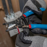 Klein Tools 11057 Wire Cutter / Wire Stripper, Made in USA, Heavy Duty Wire Cutter Stripper for 20-30 AWG Solid Wire and 22-32 AWG Stranded Wire