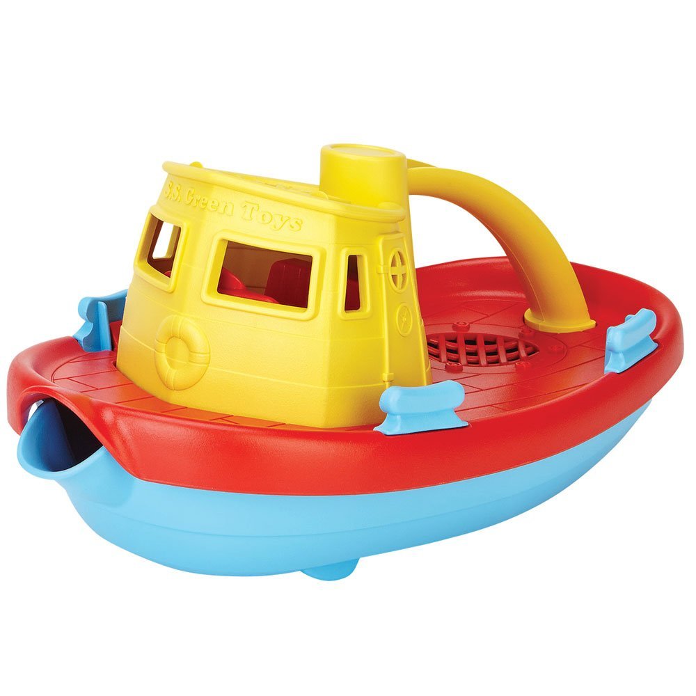 Green Toys My First Tugboat - BPA, Phthalates Free Bath Toys for Kids, Toddlers. Toys and Games