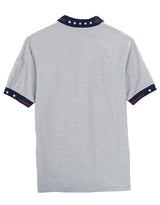 Akwa Men's Short Sleeve Cotton Pique Patriotic Tactical Polo Made in USA