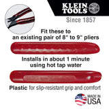 Klein Tools 89 Replacement Handles, Plastic Handle Replacement Set for 8 to 9-Inch Pliers, Made in USA