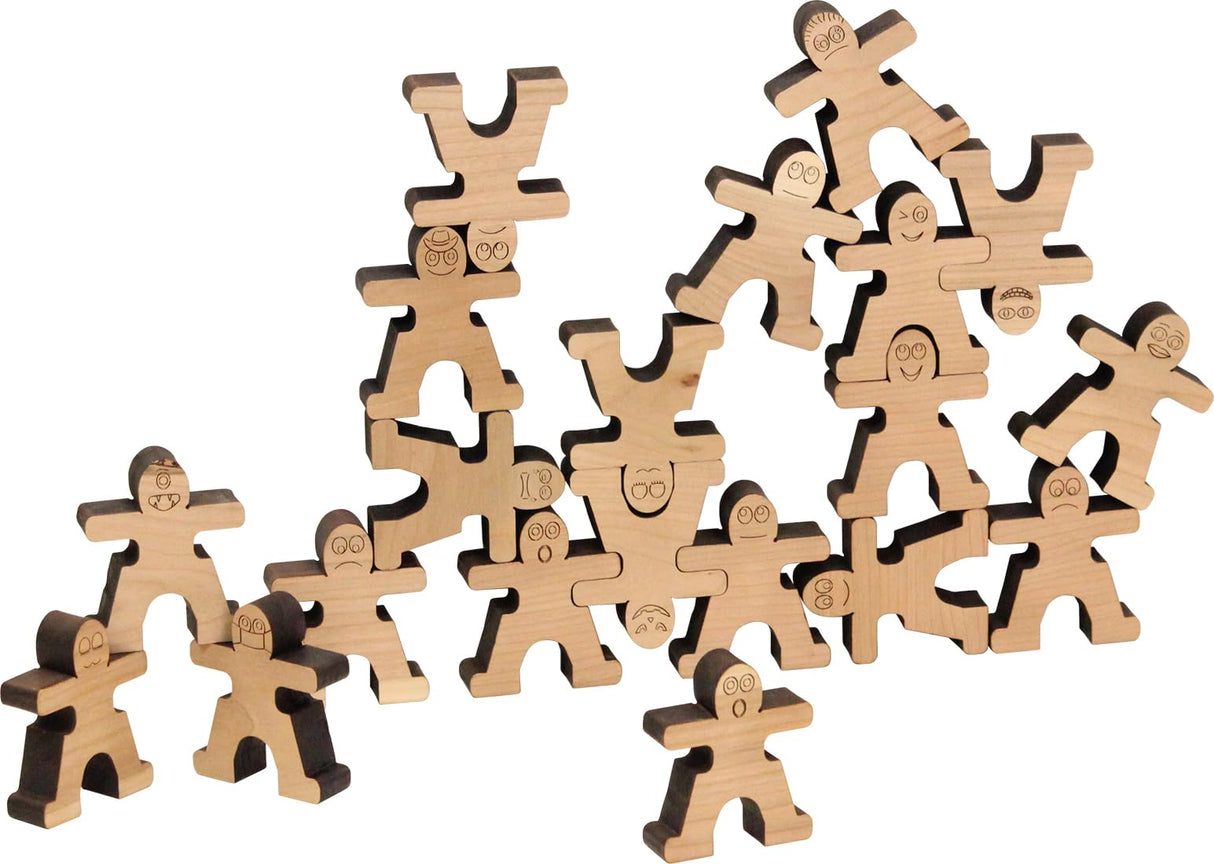 Stacking Dudes (20pc Set) - Made in USA