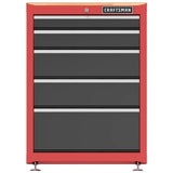 CRAFTSMAN Garage Storage Cabinet, Metal, Freestanding, 5-Drawers (CMST22602RB)