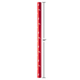 American Greetings 120 sq. ft. Pink Christmas Wrapping Paper Set, Red and Pink (4 Rolls 30 in. x 12 ft., 7 Bows, 30 Gift Tags)
