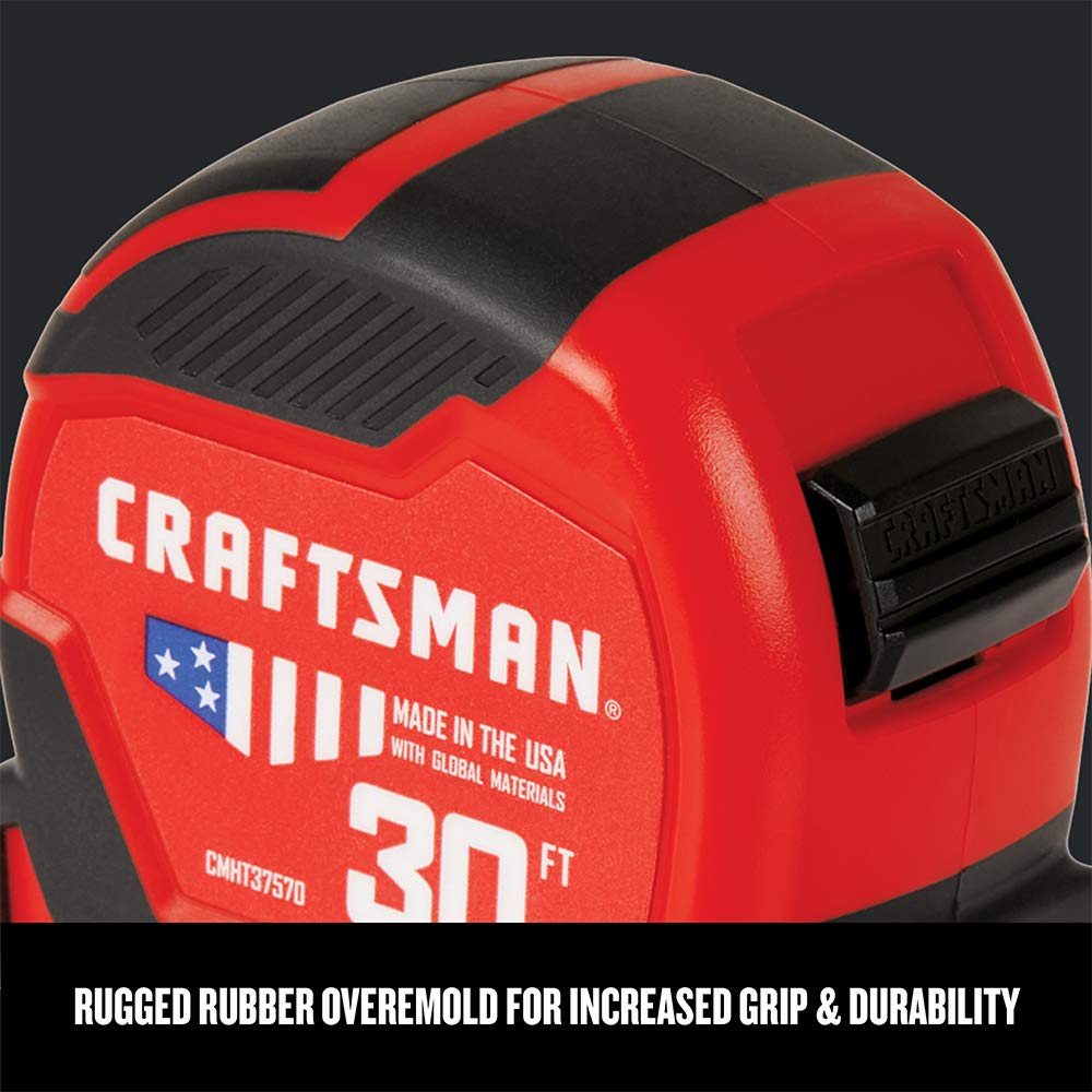 CRAFTSMAN Tape Measure, PROREACH, 25-Foot (CMHT37665S)