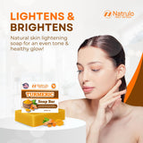 Turmeric Soap Bar for Face & Body – Natural Turmeric Skin Brightening Soap for Dark Spots, Intimate Areas, Underarms – Turmeric Face Wash Reduces Acne, Scars & Cleanses Skin – Made in USA