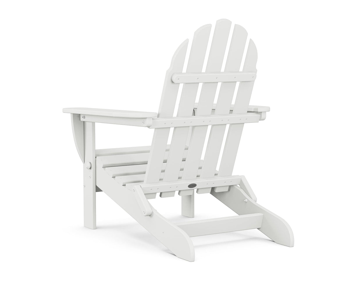 POLYWOOD AD5030WH Classic Folding Adirondack Chair, White 35.7 x 29 x 35.7 inches