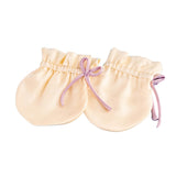 22 Momme Mulberry Silk Baby Mittens, Made in USA, Newborn no Scratch Gloves for Baby Boys Girls, Organic Silk Eczema Mittens