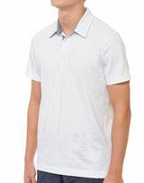 YURO-K Premium Cotton Slub Jersey Short Sleeve Men's Polo T-Shirt with Side Slit Small - XX