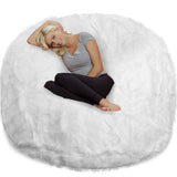 Chill Sack Bean Bag Chair: Giant 6' Memory Foam Furniture Bean Bag - Big Sofa with Soft Micro Fiber Cover, Charcoal