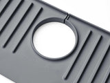 WeatherTech FaucetMat Duo - Protect Your Kitchen & Bathroom Countertops - Dark Grey/Slate