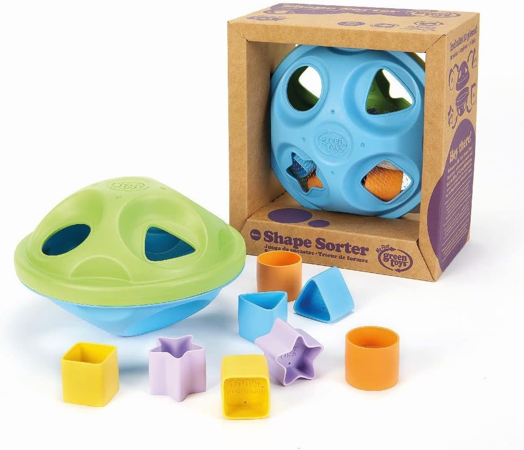 Green Toys Shape Sorter for 6 months +, Green/Blue