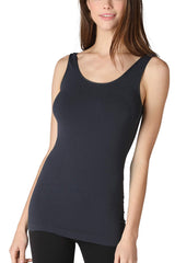 NIKIBIKI Women Seamless Basic Jersey Tank Top, Made in U.S.A, One Size