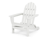 POLYWOOD AD5030WH Classic Folding Adirondack Chair, White 35.7 x 29 x 35.7 inches