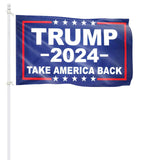 Homissor Trump Flag Made in USA 2024 Trump Flags 3x5 Outdoor Double Sided Donald Trump 2024 Take America Back for Outside