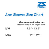 Zensah Compression Arm Sleeves - Sun, UV Protection, Thermal Regulating Sleeve, Made in USA