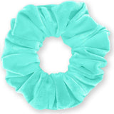 Velvet Scrunchies Premium Plush Soft Ponytail Holder Made in the USA Black