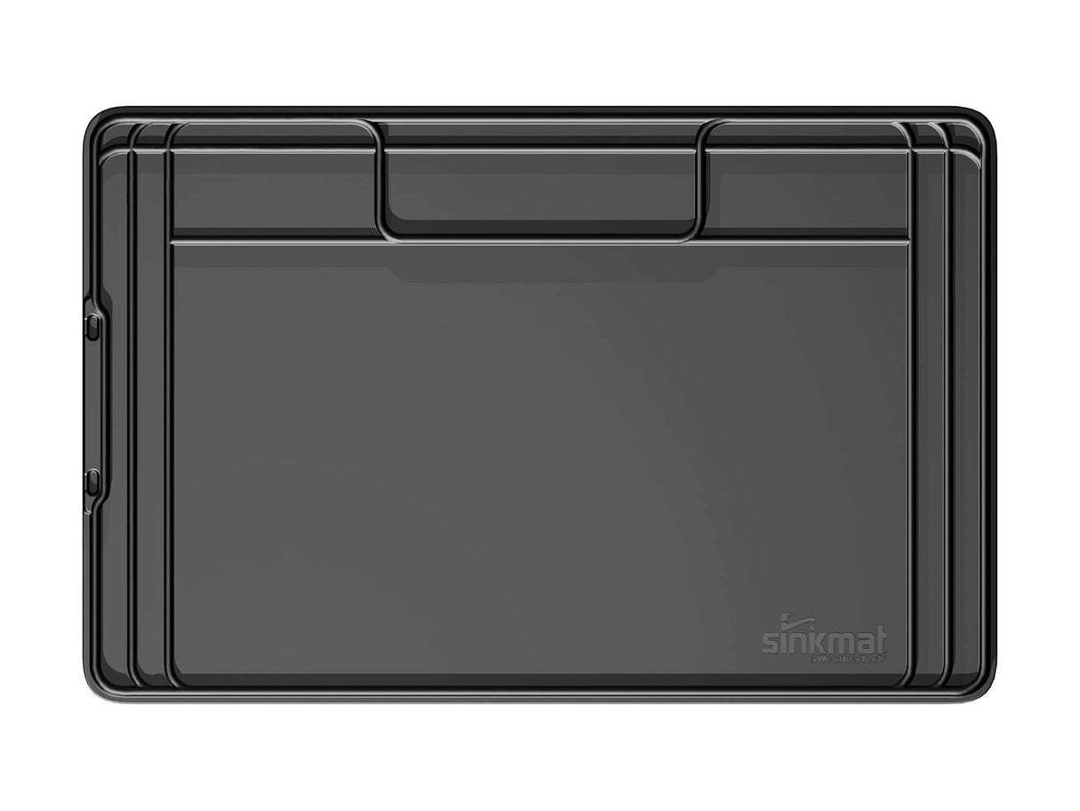 WeatherTech SinkMat – Waterproof Under Sink Liner Mat for Kitchen Bathroom – 34” x 22” Inches - Durable, Flexible Tray – Home undersink Organizer Must Haves, Black