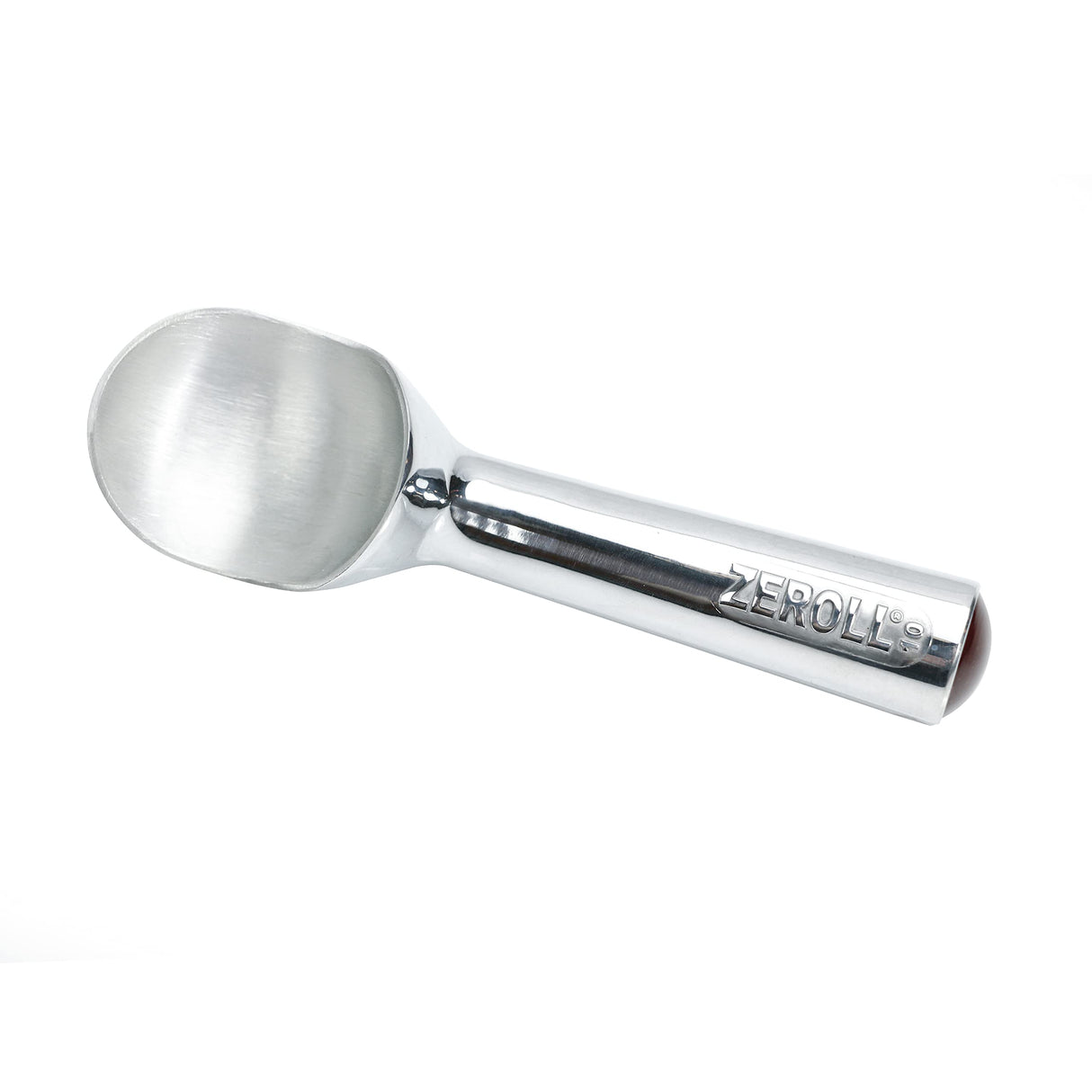 Zeroll Original Ice Cream Scoop with Unique Liquid Filled Heat Conductive Handle Simple One Piece Aluminum Design Easy Release Made in USA, 4-Ounce, Silver