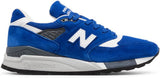 New Balance - Mens Made in The USA ML998CV1 Classics Shoes, Size: 8 D(M) US, Color: Blue/White