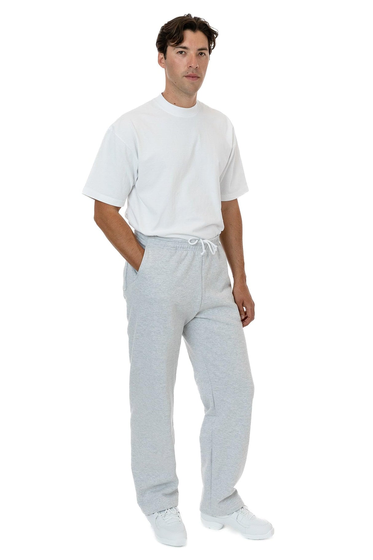 Heavy Fleece Wide Leg Sweatpants (Piece Dye)