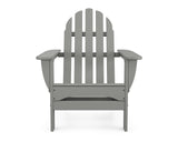 POLYWOOD AD5030WH Classic Folding Adirondack Chair, White 35.7 x 29 x 35.7 inches