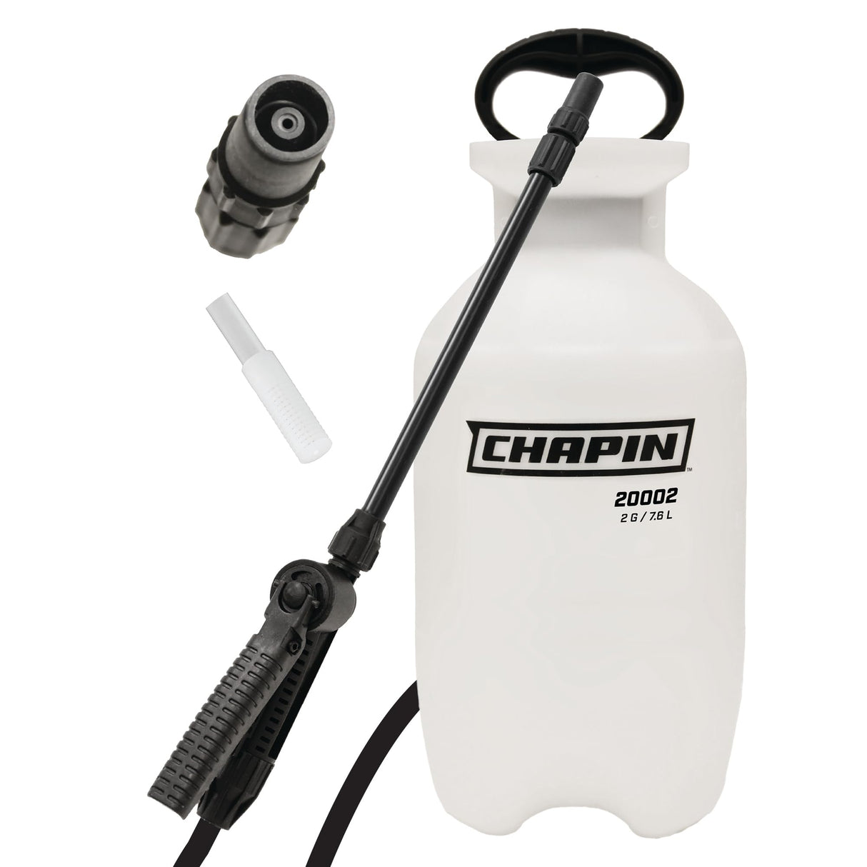 Chapin 22000 Made in USA Value Pack of 2 Units, 1 Gallon Lawn and Garden Pump Pressured Sprayer, for Spraying Plants, Garden Watering, Lawns, Weeds and Pests, Translucent White