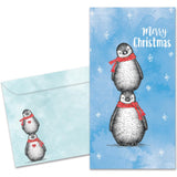 Tree-Free Greetings - Christmas Money Holder Card - Artful Designs - 1 Money Holder Greeting Card + Matching Envelope - Made in USA - 100% Recycled Paper - 3.7 x 7 - Believe in Magic (ZO70090)