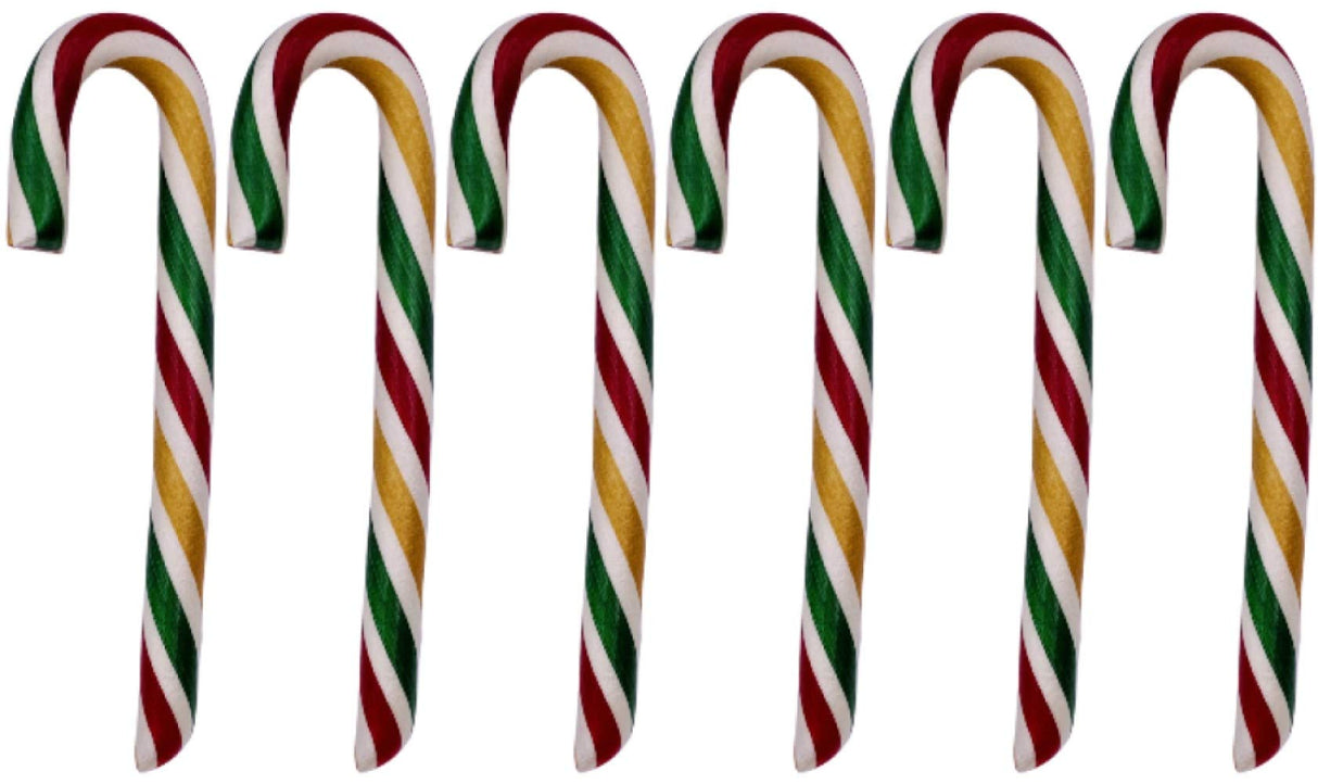 Hammond’s Candies – Hand Spun Peppermint Candy Canes - 6 Pack, Handcrafted by Artisan Confectioners- Classically Delicious, Proudly Made in Denver Colorado- USA