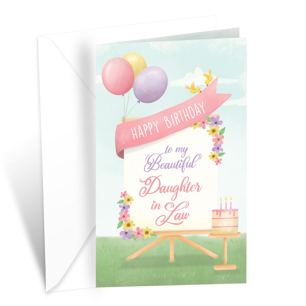 Prime Greetings Friend Birthday Card, Made in America, Eco-Friendly, Thick Card Stock with Premium Envelope 5in x 7.75in, Packaged in Protective Mailer