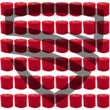 Shield Athletic Underwrap | Bulk Case 48 Rolls of PreWrap, Hair Tie, Headband, Patellar Support, Pre-Wrap Athletic Tape, 2.75" X 30 SYards, Foam Barrier Skin Protection, Flexible, Breathable Red