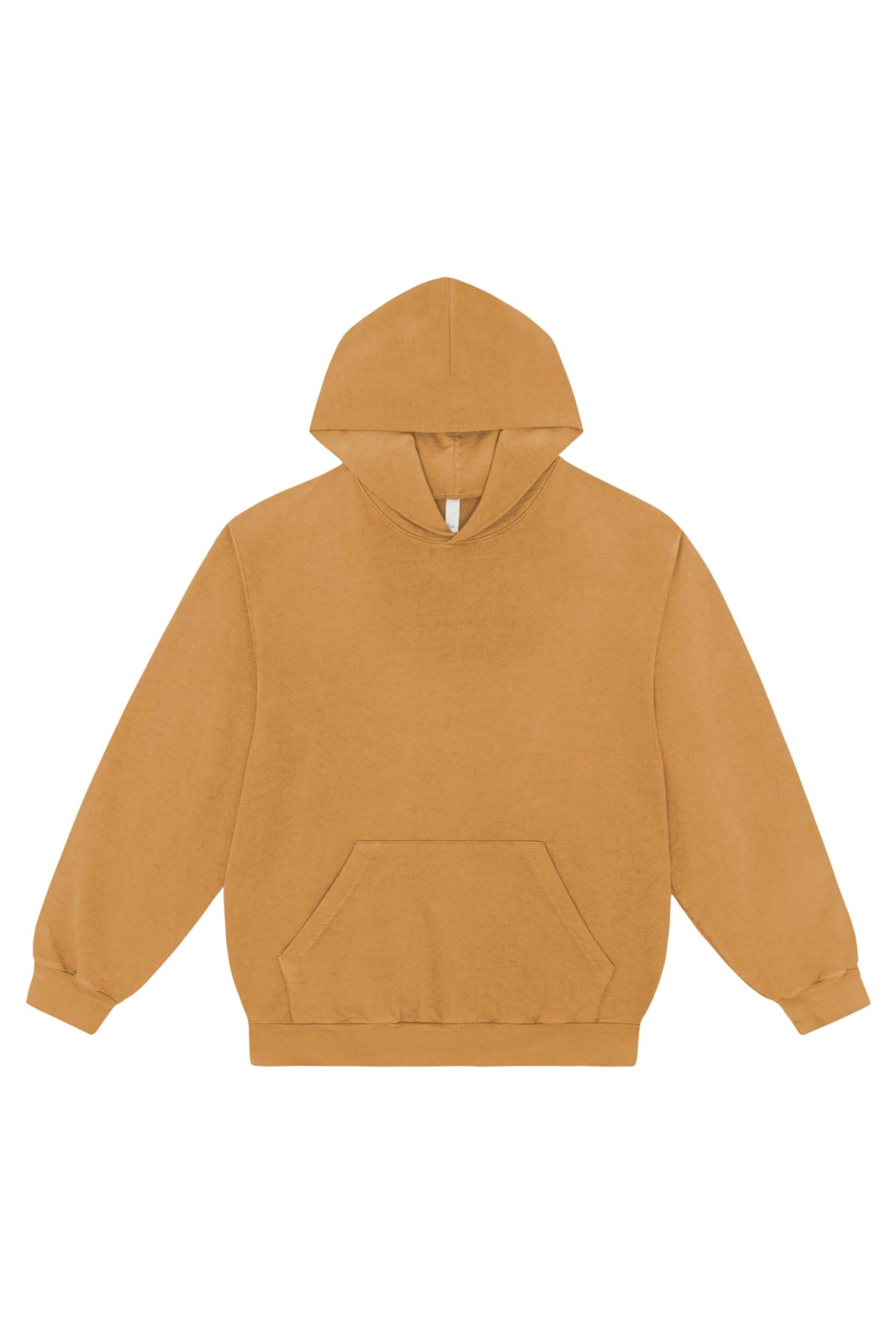 Long Sleeve Garment Dye French Terry Pullover Hoodie