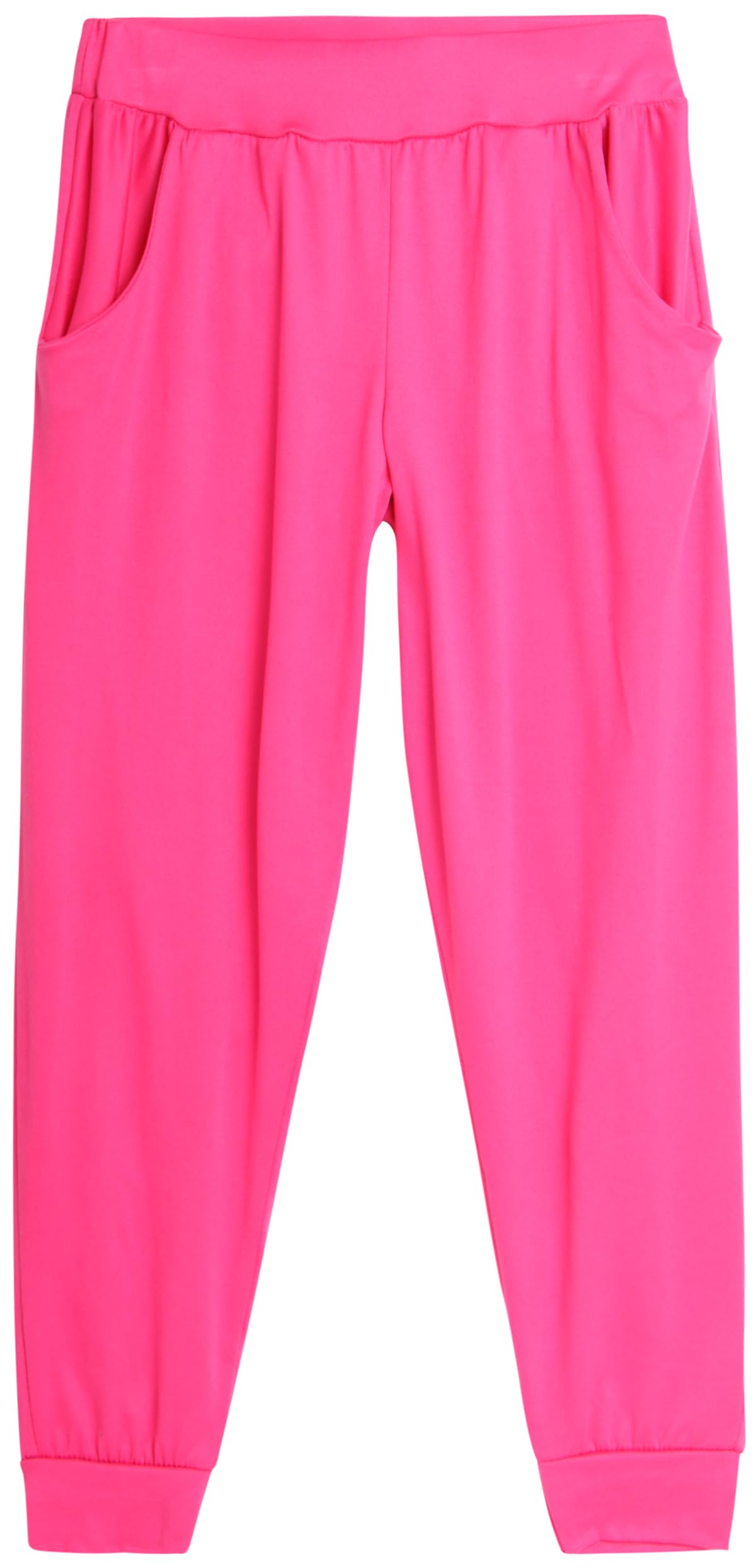 Sweet Hearts Girls' Sweatpants - 3 Pack Performance Jogger Pants with Pockets - High Waisted Jogger Sweatpants: Made in USA