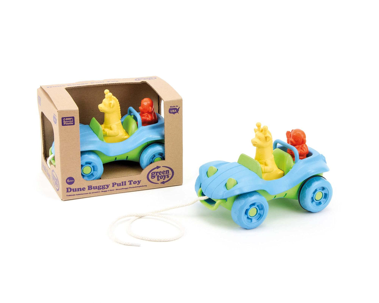 Green Toys Dune Buggy Pull Toy Blue, 1 EA