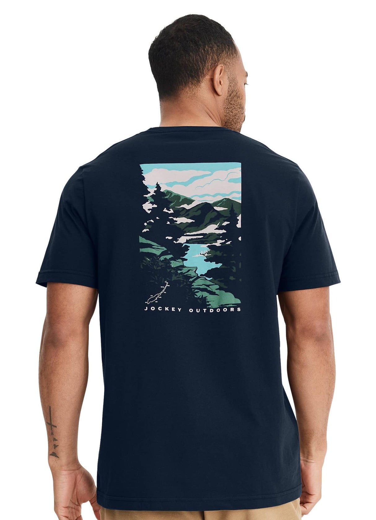Jockey Men's Casualwear Outdoors Heritage Graphic Short Sleeve T-Shirt