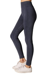 NIKIBIKI Women Seamless Vintage Hybrid Leggings, One Size