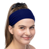 Women's Cotton Headbands Sweatbands 3" Wide Sports Fitness Yoga Fashion Made in USA