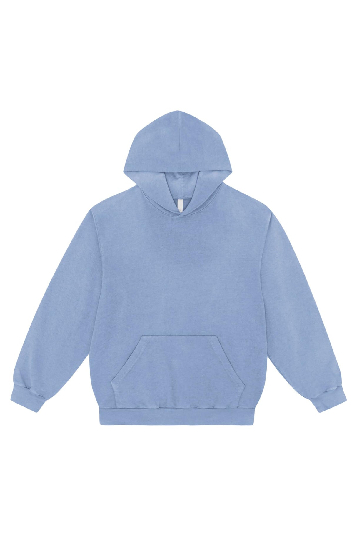 Long Sleeve Garment Dye French Terry Pullover Hoodie