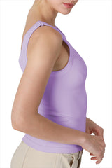 NIKIBIKI Women Seamless Reversible Ribbed Tank Top, Made in U.S.A, One Size