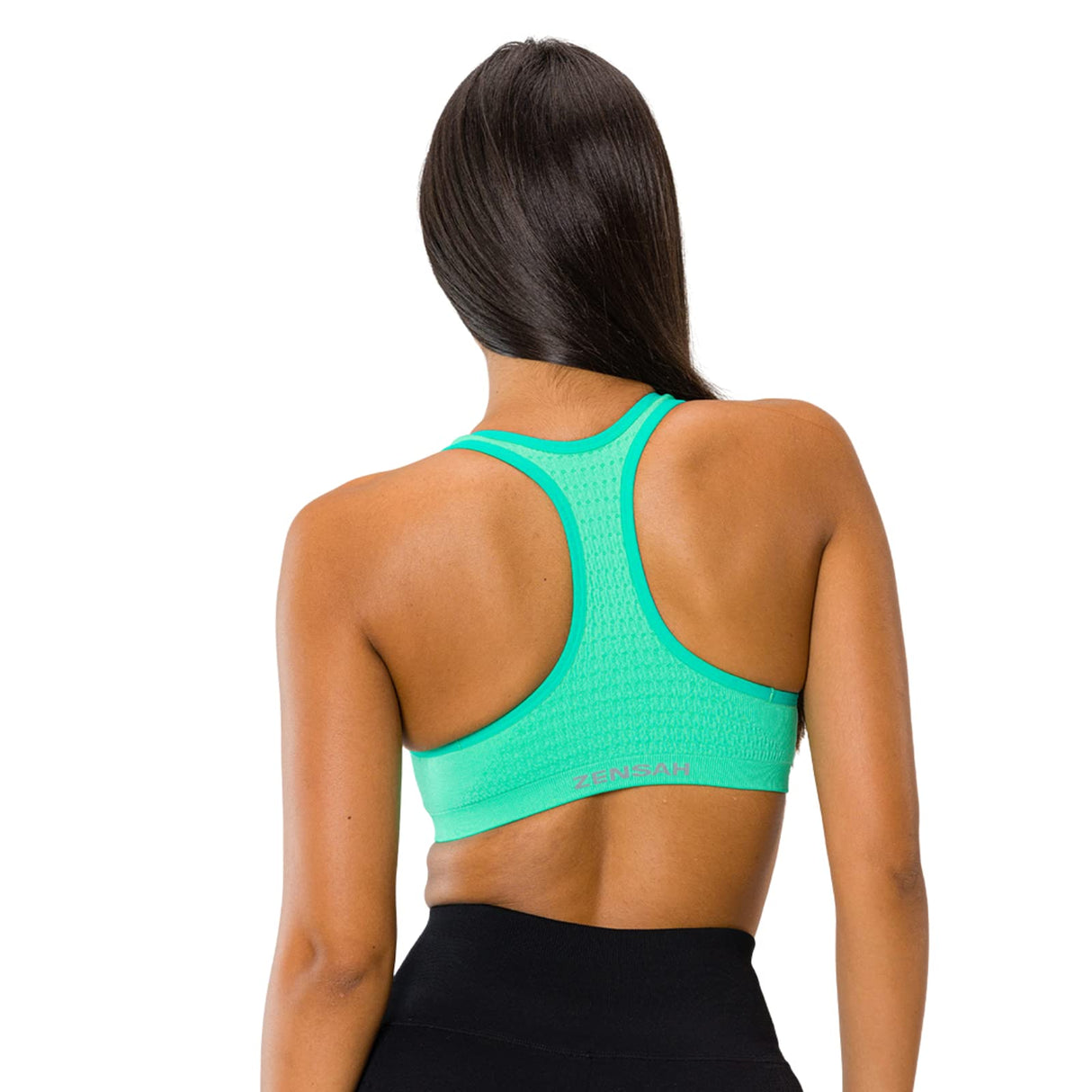 Zensah Seamless Sports Bra - Best Sports Bra for Running, Made in USA