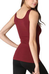 NIKIBIKI Women Seamless Basic Jersey Tank Top, Made in U.S.A, One Size
