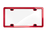 WeatherTech ClearCover License Plate Cover and Frame, Baby Blue