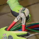Klein Tools 63215 Cable Cutter, Made in USA, High-Leverage 6.5-Inch Compact, Forged From US Made Steel, Ideal for Cutting Aluminum and Copper Cable