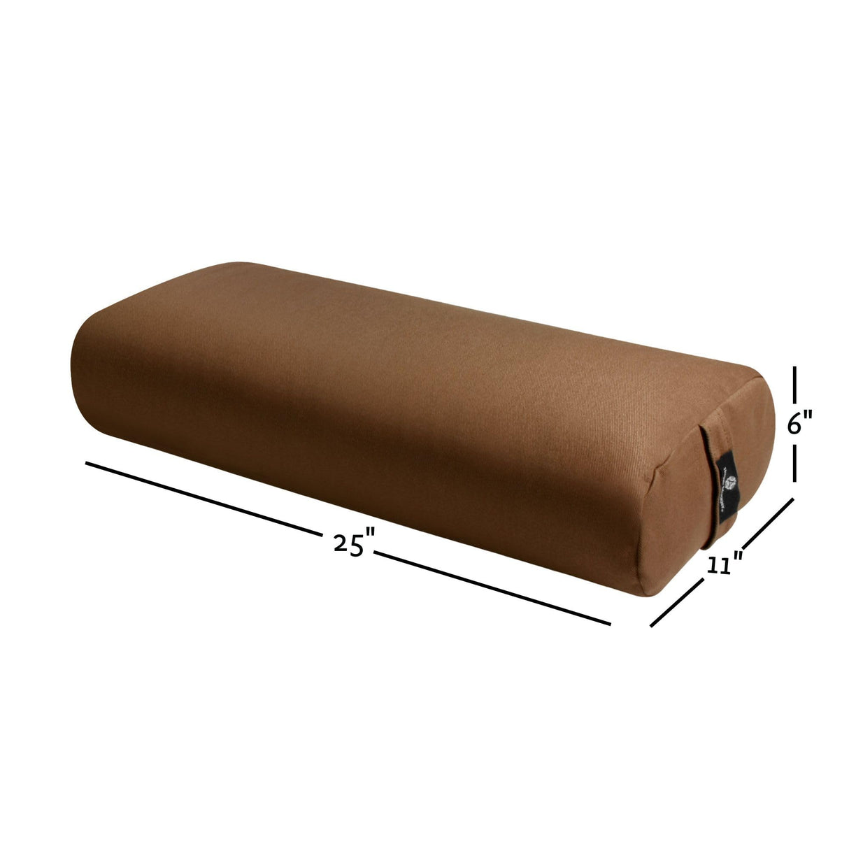 Hugger Mugger Standard Yoga Bolster - Firm, Supportive, Handmade, Durable