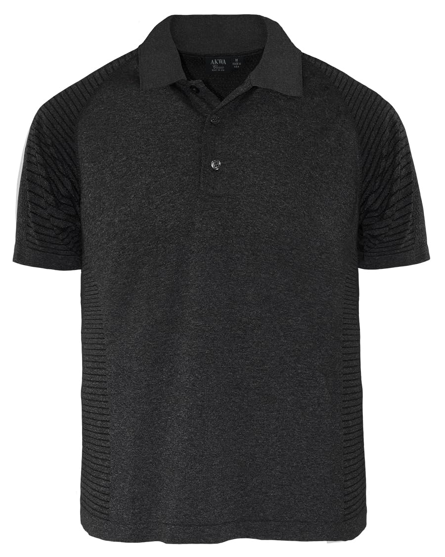 Akwa Men's Body Mapping Polo Made in USA