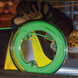 Klein Tools 50550 20-Foot Glow In The Dark Fish Tape, Made in USA, Fiberglass with Nylon Tip and Stainless-Steel Connector for Fish Rod Attachments