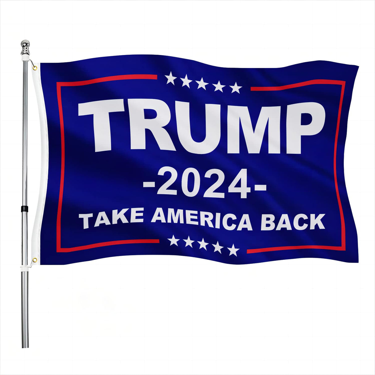 Annaflag Made In USA Trump 2024 Flag 3x5 Feet, Re-Elect The Rules Have Changed Flags, Durable Polyester with Two Brass Grommets Double Stitching Patriotic Outdoor Indoor Decoration Banner