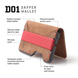 Dango Slim Minimalist Wallet for Men - RFID Blocking - Leather