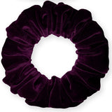 Velvet Scrunchies Jumbo Size Plush Big Ponytail Holders Thick Braided Locked Hair Big Made in the USA Green Pine