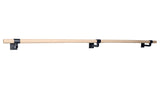 VITA Barre Wall-Mounted Single Ballet Barre, Geo, Wood | Fixed Height, Made in USA, Home, Studio or Gym Exercise Equipment for Kids & Adults | Dance, Fitness, Pilates
